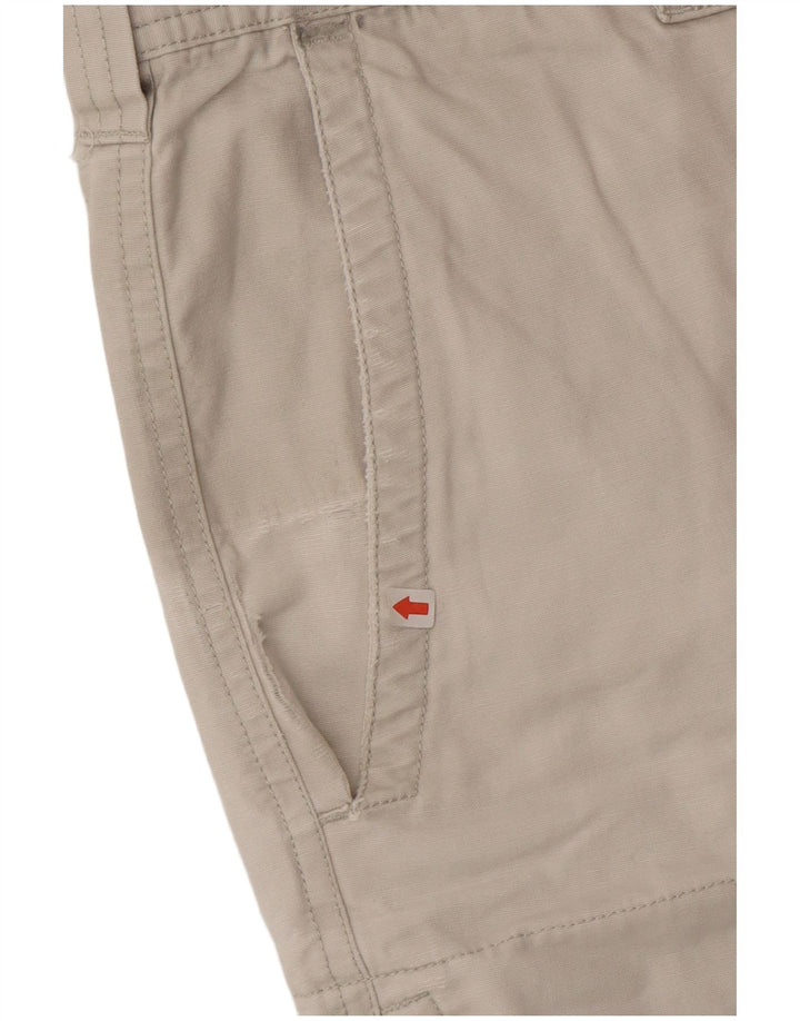Pantaloni scurți cargo Columbia pentru bărbați W34, mari, bej, bumbac