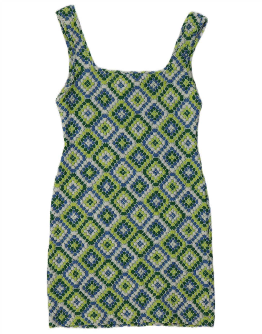 Topshop Womens Sundress UK 12 Medium Multicolor Ikat Poliester