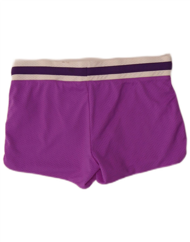 Pantaloni scurti sport Nike pentru femei UK 14 Medium Purple Colorblock Poliester