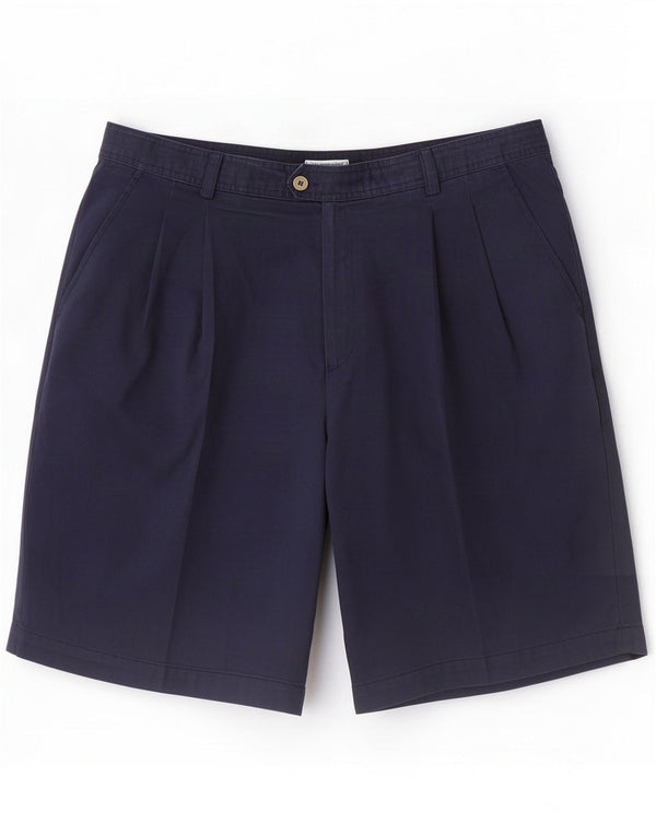 Sergio Tacchini Mens Chino Shorts XL W38 Bleumarin Poliester
