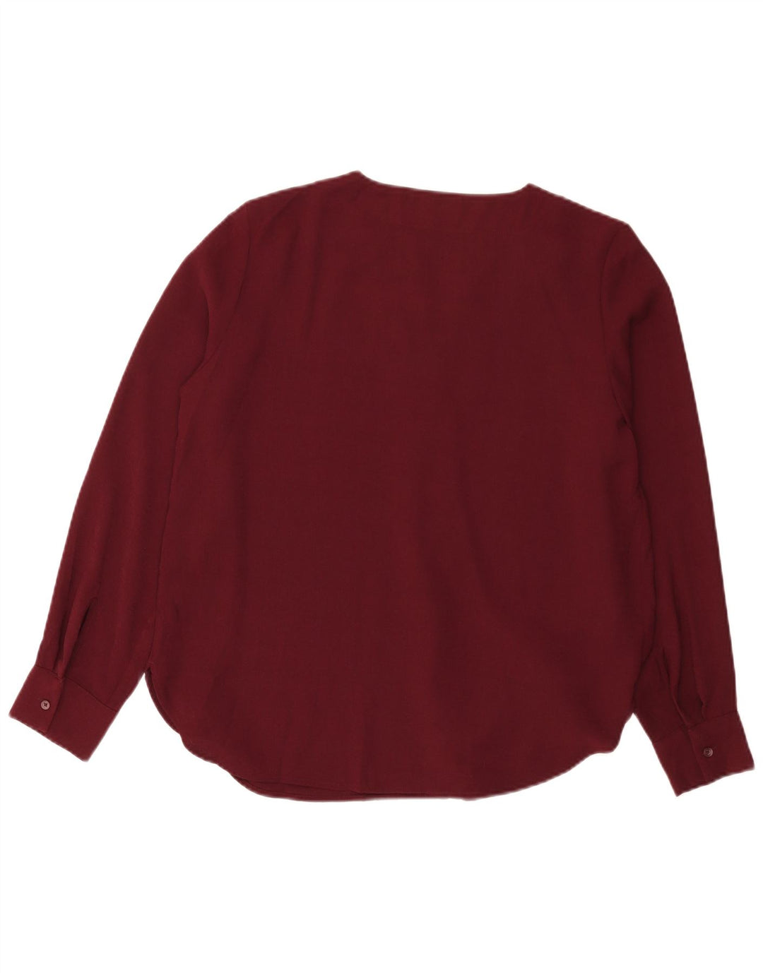 Bluză cu mânecă lungă pentru femei Marks & Spencer UK 12 Burgundy mediu
