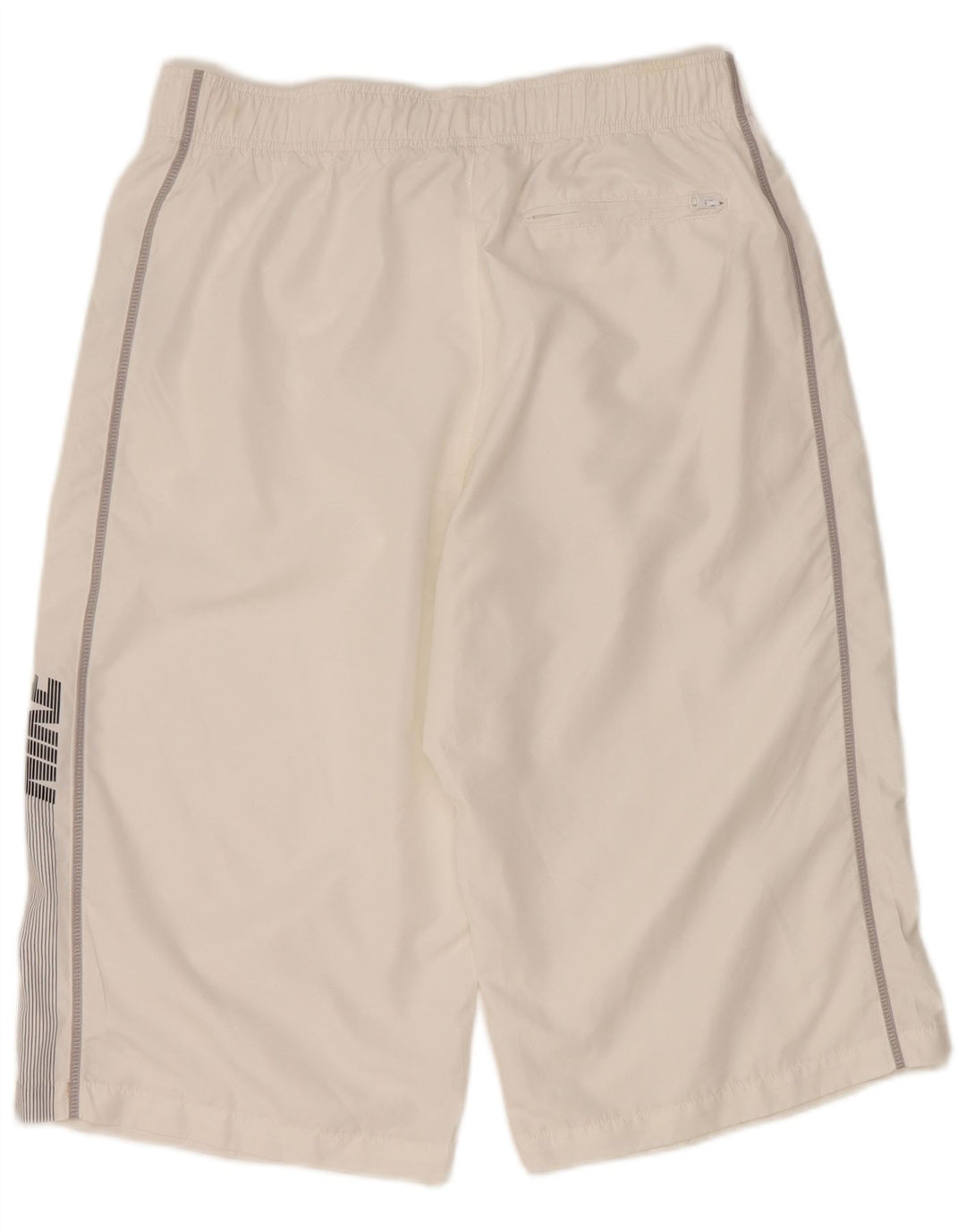 Pantaloni scurți sport grafic Nike pentru bărbați, mari, alb, din poliester