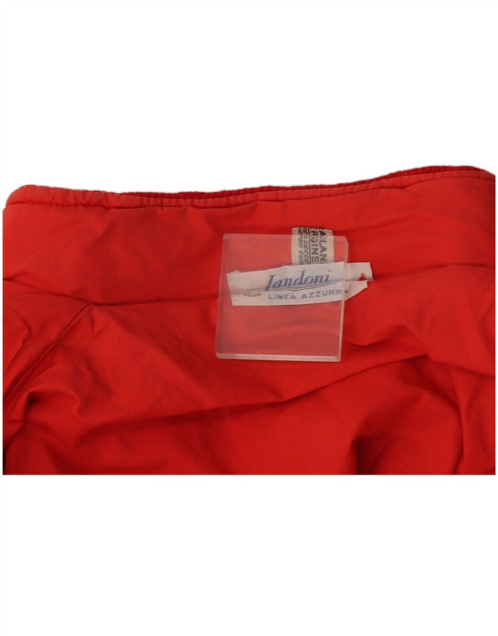 Jachetă vintage pentru bărbați reversibilă UK 40 mare, lână roșie