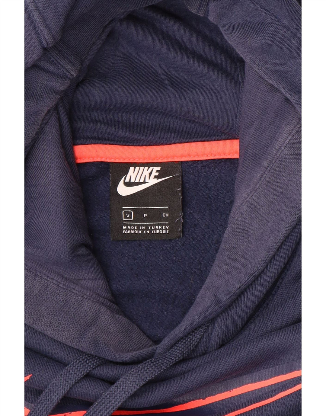 Pulover Nike pentru bărbați cu glugă grafică, mic, bleumarin
