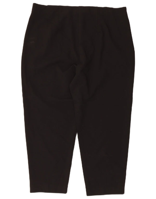 Pantaloni tăiați conici pentru femei Marks & Spencer UK 18 XL W36 L24 Negru