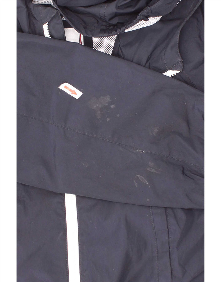 Jachetă de ploaie cu glugă cu glugă Tommy Hilfiger pentru băieți, 5-6 ani, bleumarin