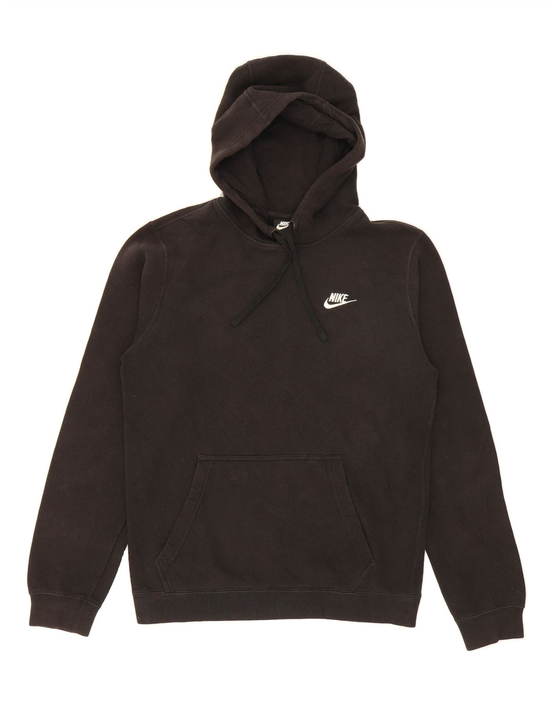 NIKE Mens Hoodie Jumper Small Black Cotton Vintage Nike and Second-Hand Nike from Messina Hembry 