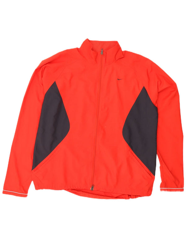 Jachetă de top pentru trening Nike pentru femei Marea Britanie 18/20 2XL, roșu, bloc de culoare