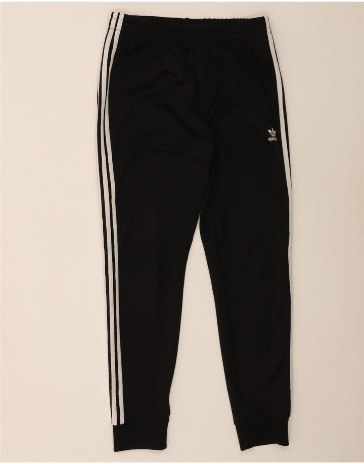 Pantaloni de trening Adidas pentru bărbați Joggeri poliester mediu negru