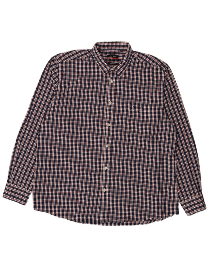 Cămașă pentru bărbați Pierre Cardin Regular Fit 3XL, poliester bleumarin