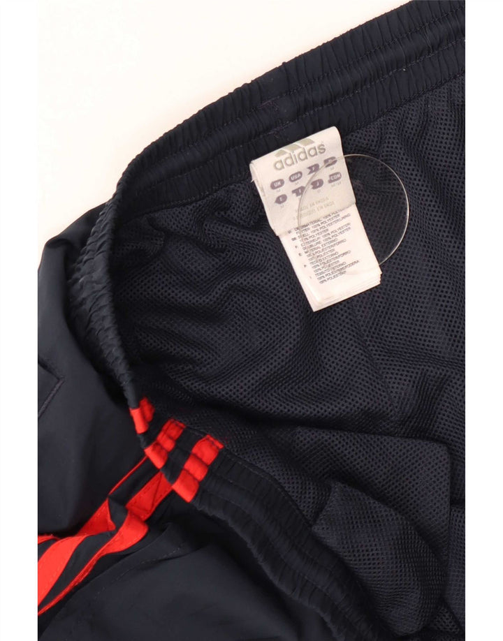 Pantaloni de trening Adidas pentru bărbați, poliester mediu albastru bleumarin