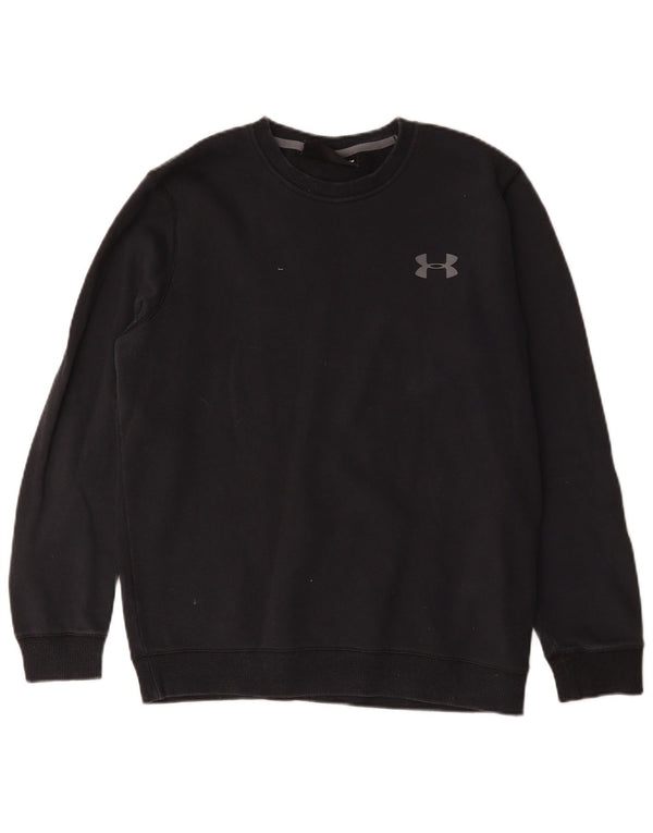 Pulover pentru bărbați Under Armour Cold Gear, bumbac mediu negru