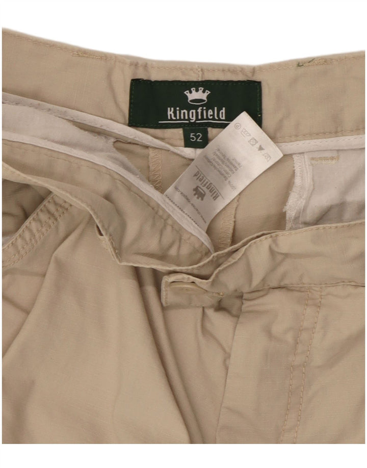 Pantaloni scurți cargo Kingfield pentru bărbați IT 52 XL W34 bumbac bej