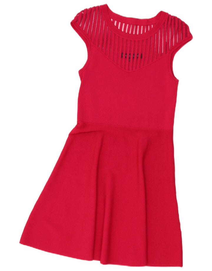 Rochie A-Line pentru femei French Connection UK 12 Medium Pink Viscose