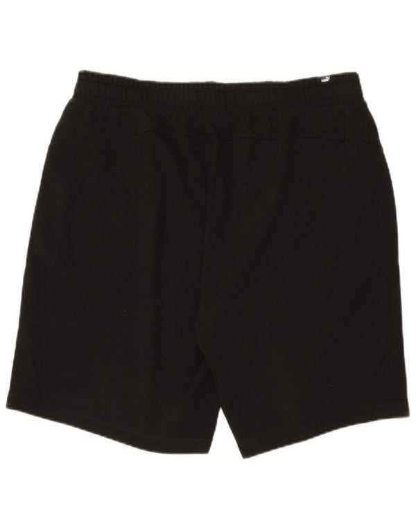 Pantaloni scurți sport pentru bărbați Puma XL, bumbac negru