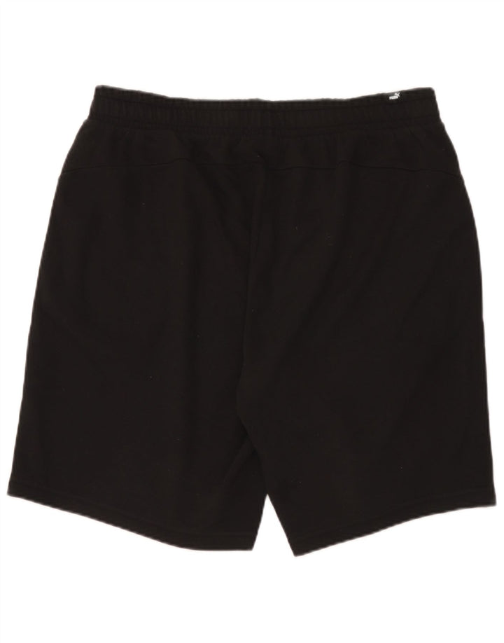 Pantaloni scurți sport pentru bărbați Puma XL, bumbac negru