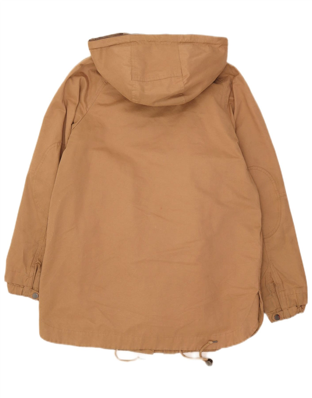 Jachetă parka cu glugă pentru femei Zara UK 6 XS poliester bej