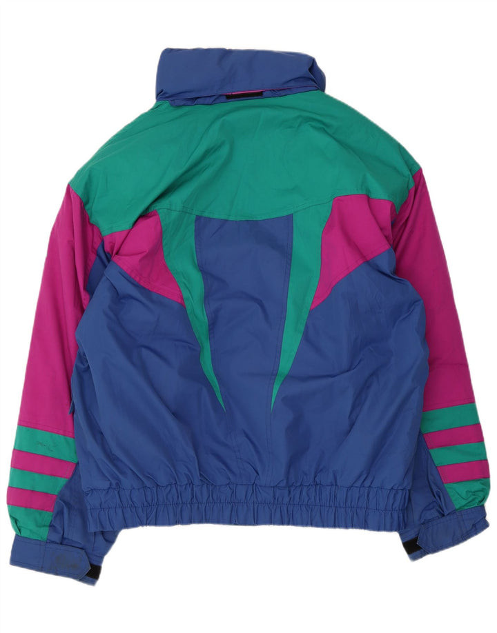 Jachetă de schi pentru bărbați Fila Graphic cu glugă UK 40 Medium Blue Colorblock Poliester
