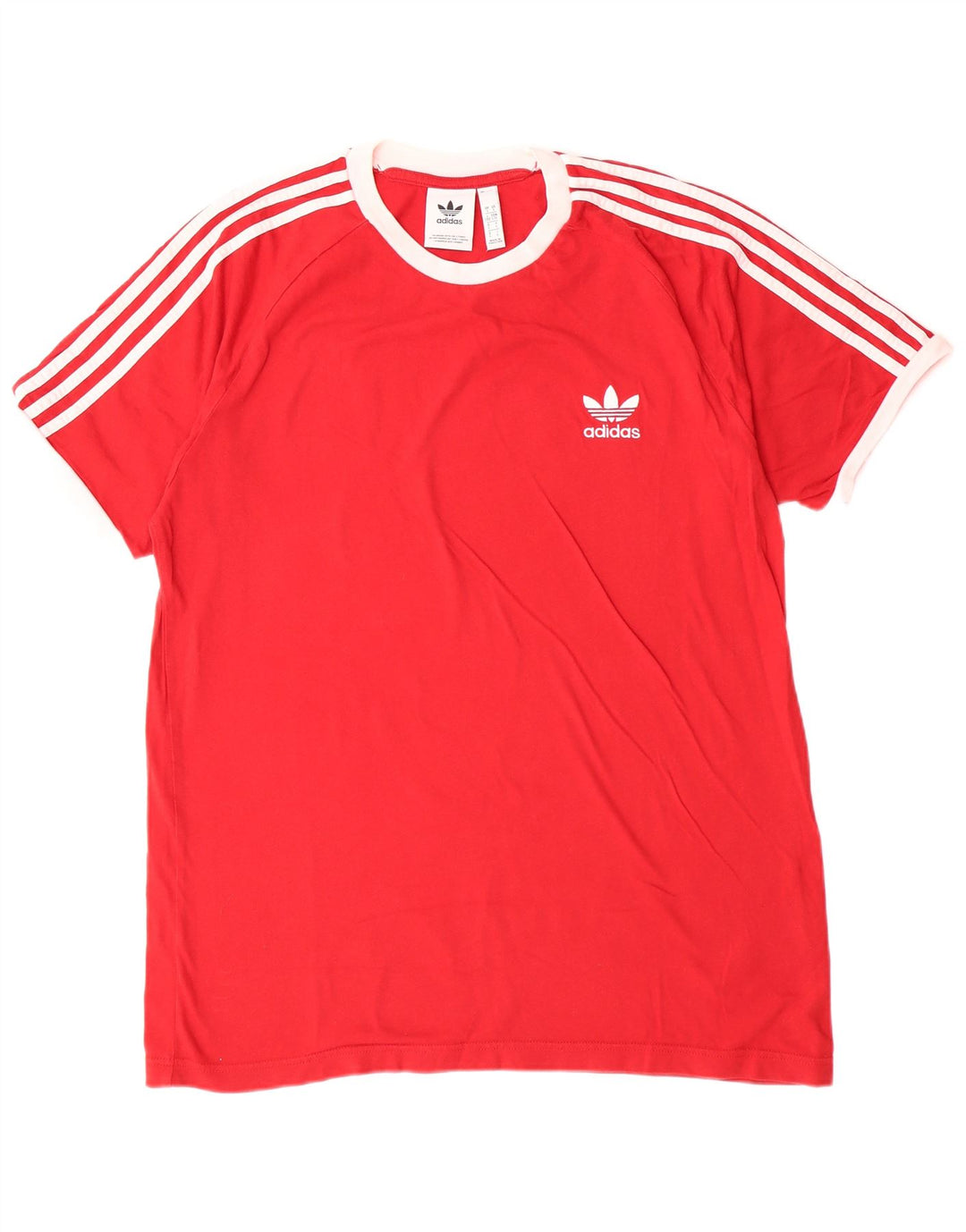 Tricou Adidas bărbătesc mare, roșu, bumbac