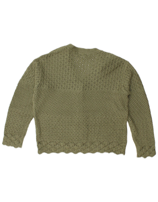 Pulover cardigan supradimensionat pentru femei Marks & Spencer UK 10 Small Green