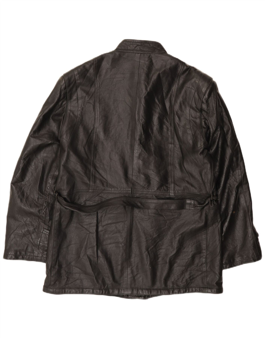 Jachetă din piele pentru bărbați Indios IT 52 XL din piele neagră