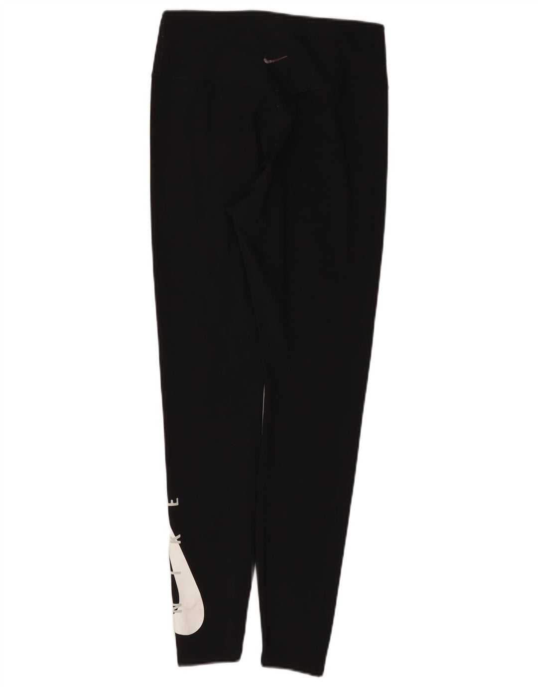 Leggings Nike Dri Fit Graphic pentru femei UK 12 Poliester mediu negru
