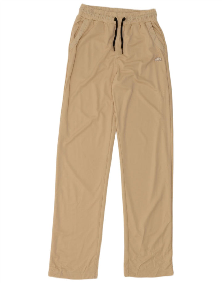 Pantaloni de trening Ellesse pentru femei UK 8 Small Beige Poliester