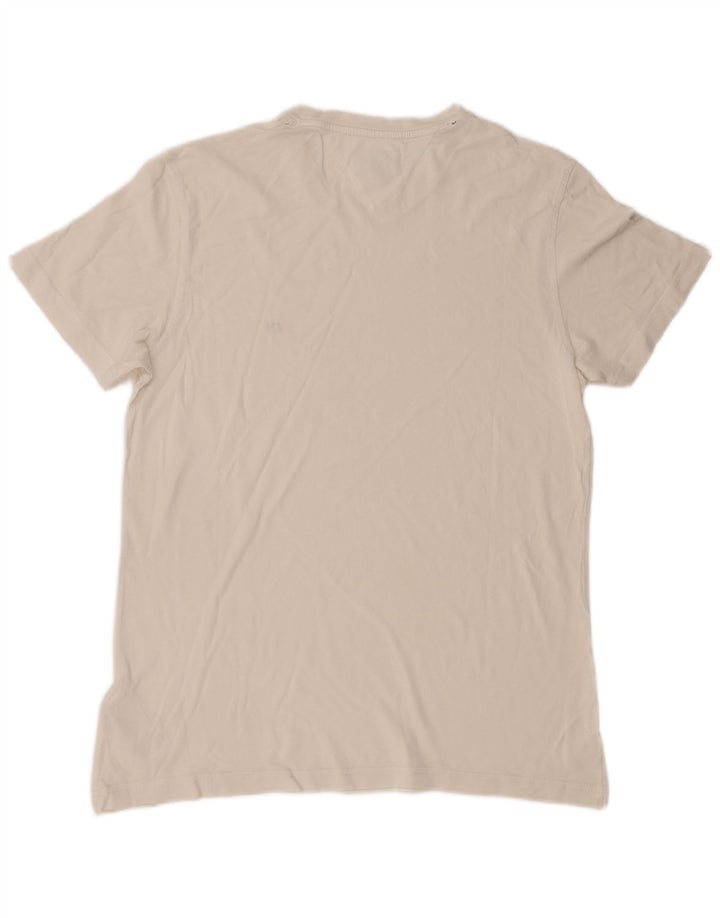 Tricou Tommy Hilfiger pentru bărbați Top Medium White Bumbac