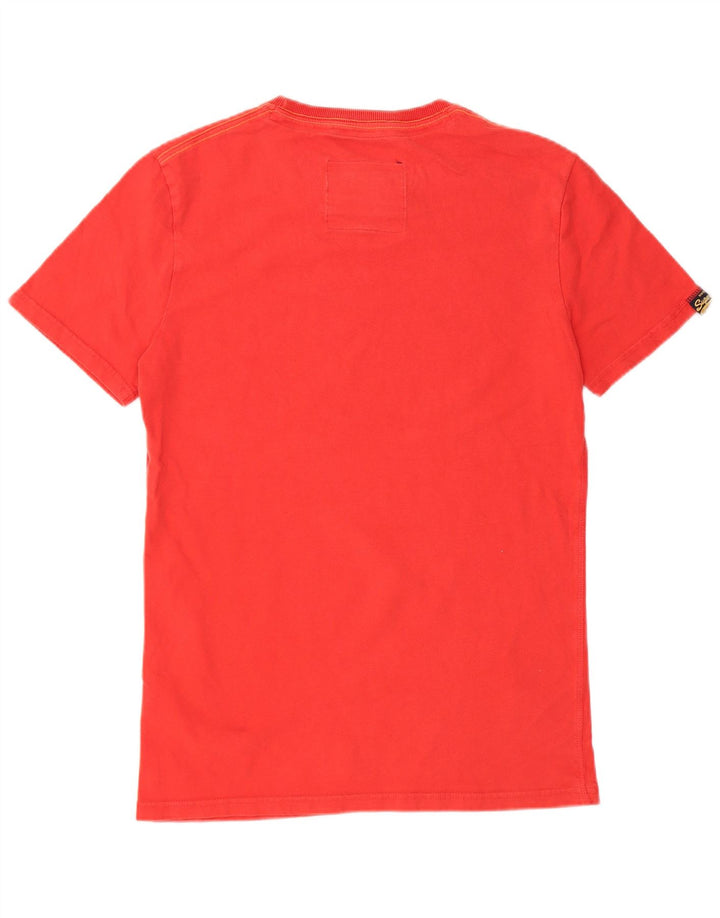 Tricou grafic pentru bărbați Superdry Top mic, roșu, bumbac