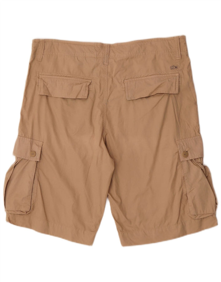 Pantaloni scurți cargo pentru bărbați Lacoste Mărimea 44 mare W34 bumbac bej