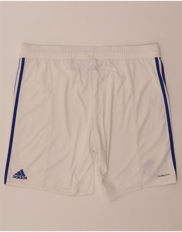 Pantaloni scurți sport pentru bărbați Adidas Climacool 2XL, poliester alb
