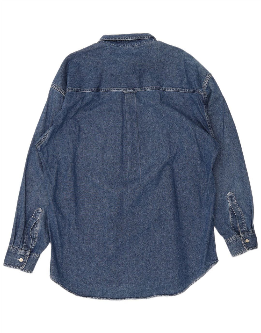 Cămașă din blugi pentru bărbați Chaps Ralph Lauren, bumbac albastru mare