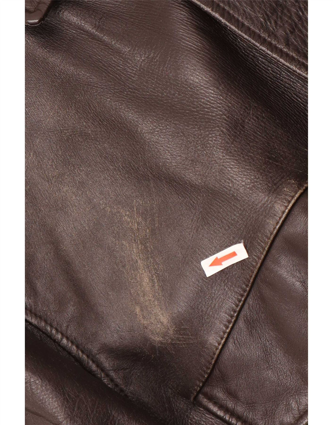Jachetă din piele pentru bărbați Bomb Boogie Sky Loose Fit UK 38 Maro Mediu