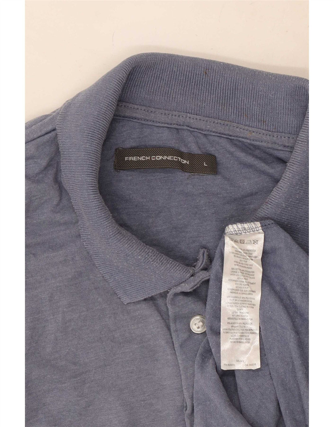Tricou polo pentru bărbați French Connection, mare, albastru, bumbac