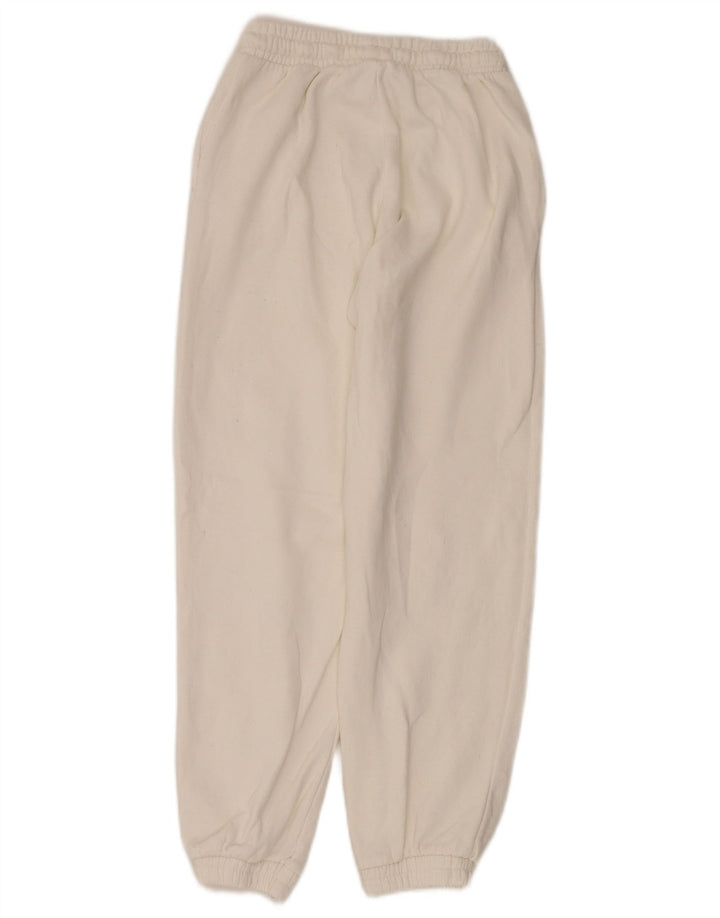 Pantaloni de trening Zara Femei Joggeri UK 8 Small White