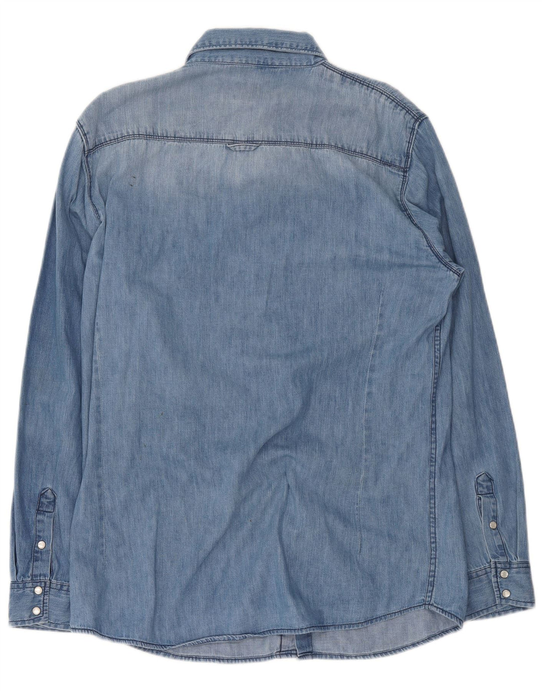Cămașă de blugi pentru bărbați Bench XL Bumbac albastru