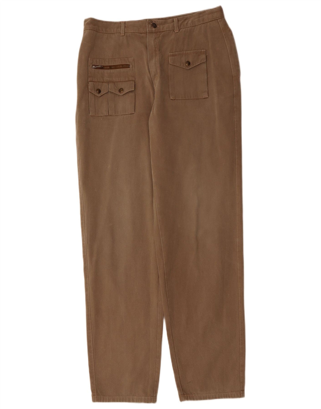 Pantaloni cargo conici pentru femei VINTAGE L32 L33 maro