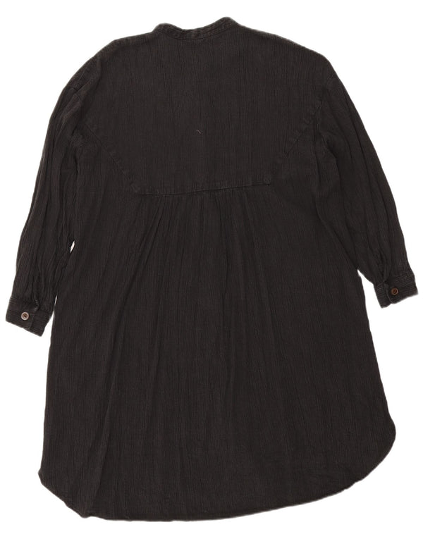 Rochie cămașă supradimensionată pentru femei Zara UK 10 Mic Negru