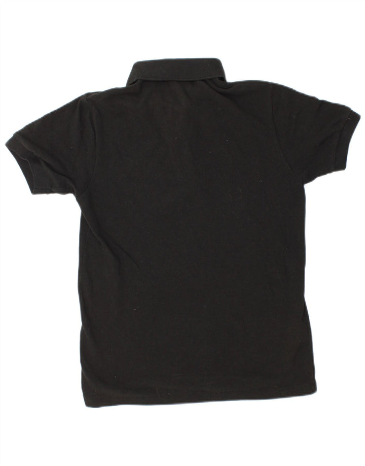 Tricou polo Lacoste pentru baieti 13-14 ani bumbac negru