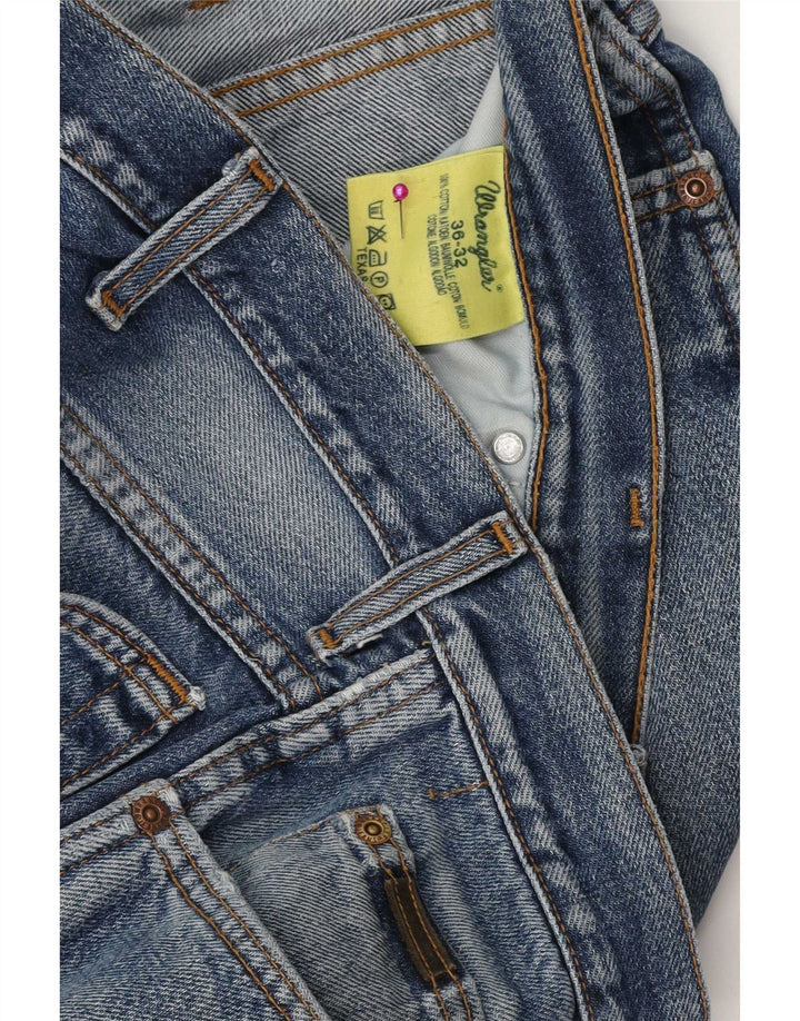 Blugi drepte pentru bărbați Wrangler Texas W36 L32 Bumbac albastru
