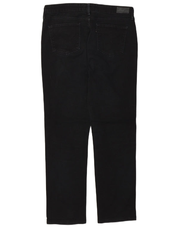 Blugi drepti Levi's Demi Curve Classic Fit W33 L30 bumbac negru