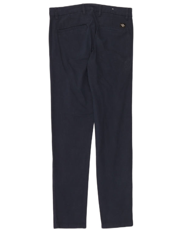 Pantaloni chino slim pentru bărbați Zara EU 38 Mici L30 L30 Bumbac bleumarin