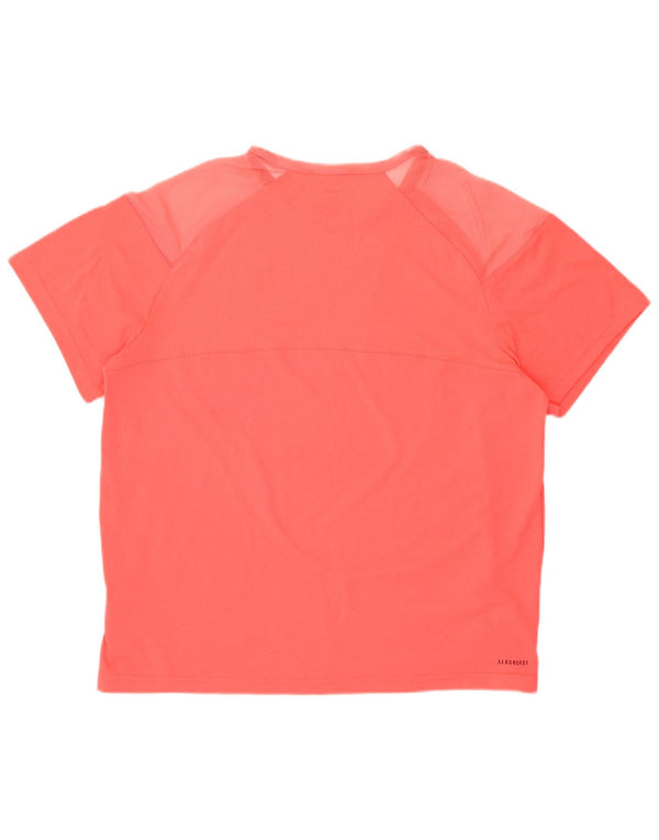 Tricou Adidas Aeroready pentru femei Top UK 12/14 Medium Pink Poliester