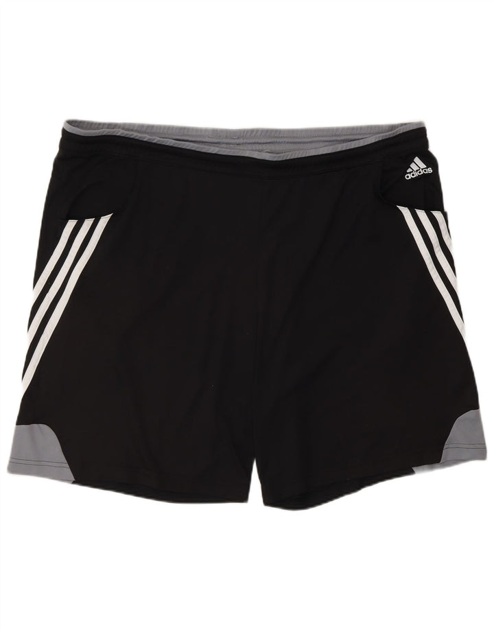 Pantaloni scurți sport pentru bărbați ADIDAS XL, negru, poliester color bloc
