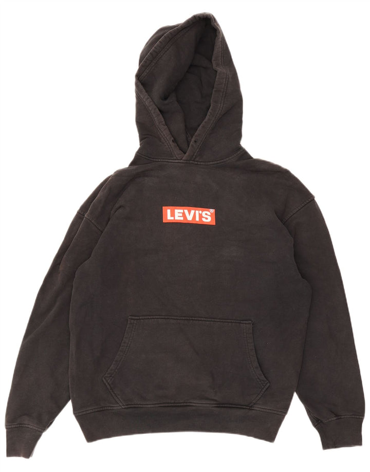 Levi's Relaxed Graphic Hoodie Pulover pentru bărbați, bumbac, gri mediu