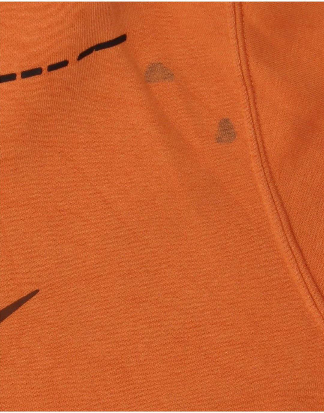 Hanorac grafic pentru bărbați Nike Pulover mare din bumbac portocaliu