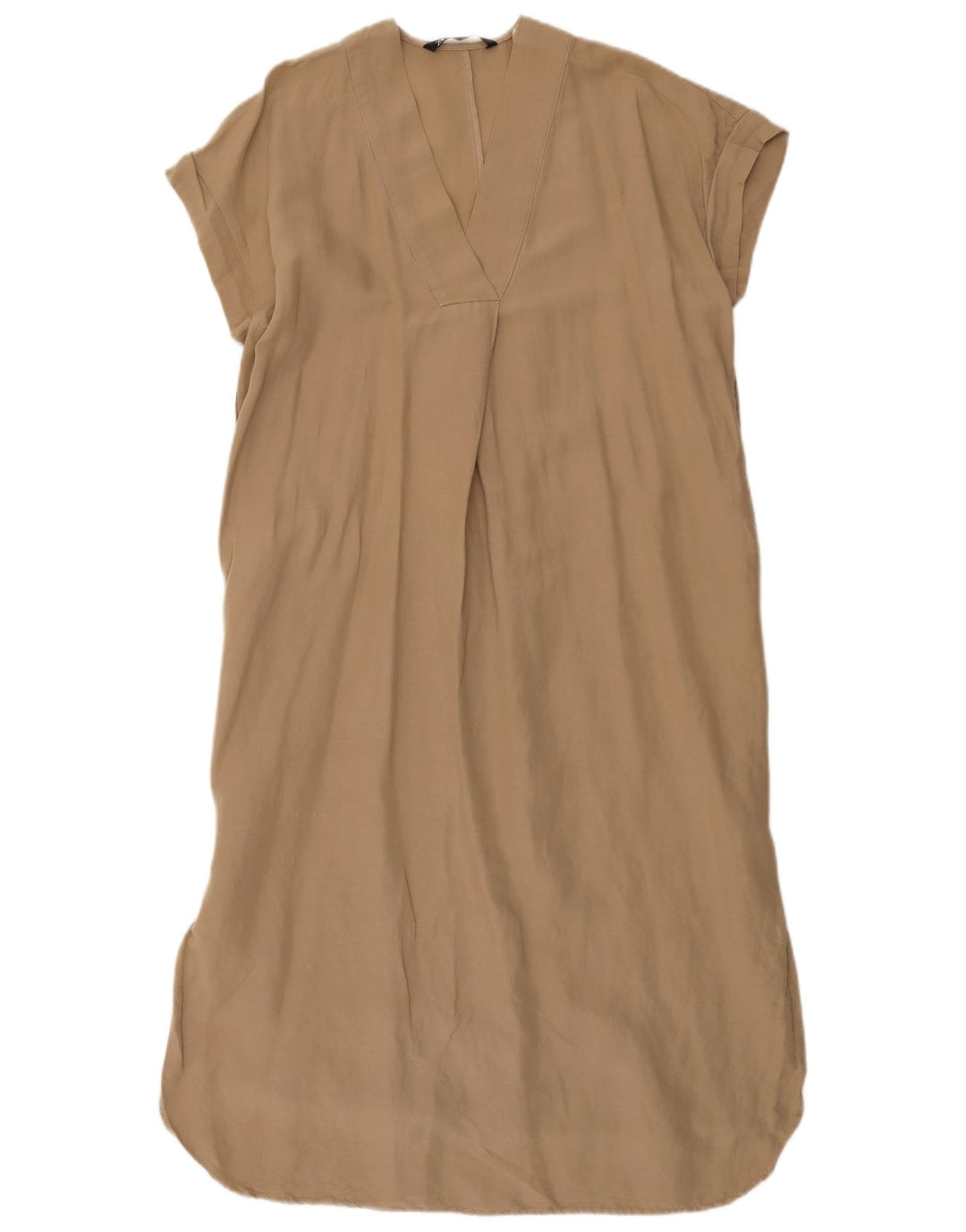 Rochie supradimensionată pentru femei Zara UK 6 XS Bej