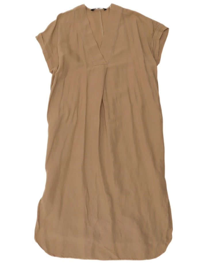 Rochie supradimensionată pentru femei Zara UK 6 XS Bej