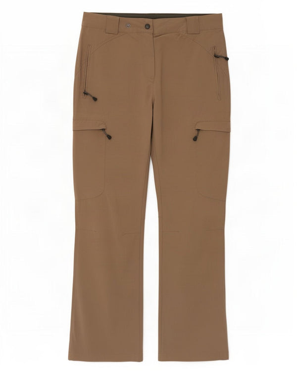 Rohan Pantaloni cargo cu talie înaltă pentru femei UK 12 Medium W32 L32 Maro Poliamidă