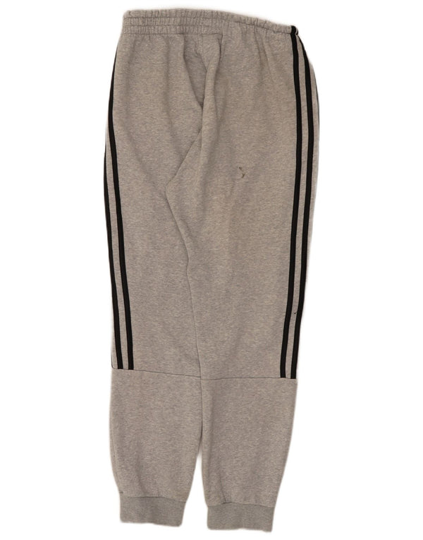 Pantaloni de trening pentru bărbați Adidas Pantaloni de jogging, bumbac, gri mic